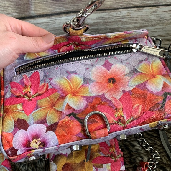 NWT REBECCA MINKOFF Floral Mini MAC Purse - Picture 5 of 8